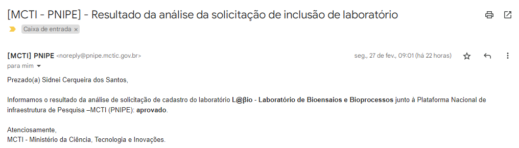 PNIPE aprovado
